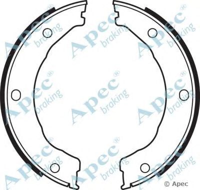 APEC BRAKING shu729 -  Комплект тормозных колодок